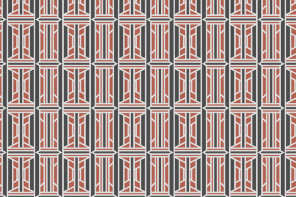 Abstract Geometric Dark Pastel Seamless Graphics & Patterns
