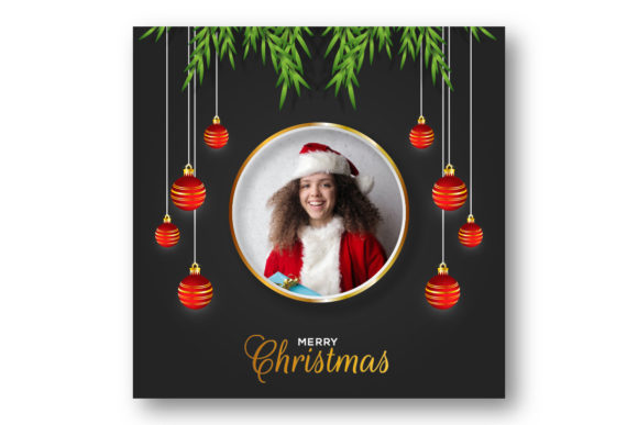 Christmas Frame with Lights Decoration Graphics Review