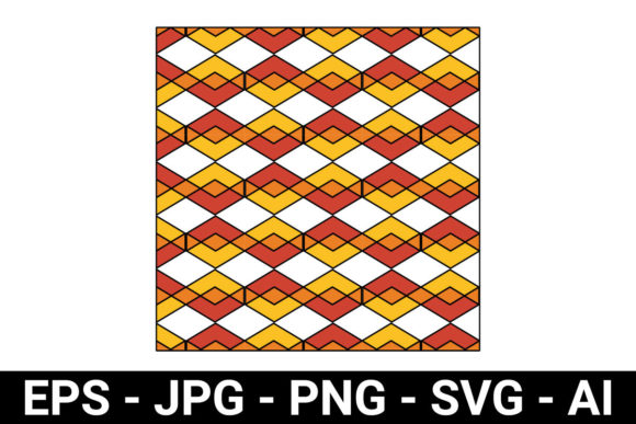 Colorful Zigzag Tile: Graphics & Patterns Review