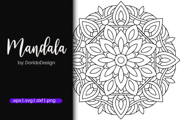 Complex Mandala Coloring Page: Graphics & Coloring Pages Amp