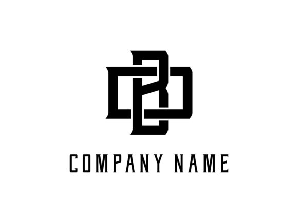 D and B Initial Logo for Graphics and Logos