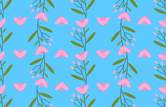 Flower Pattern Design Background: Graphics & Patterns