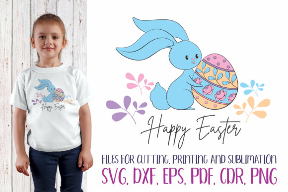 Happy Easter SVG with Cute Bunny: Graphics & Crafts Review