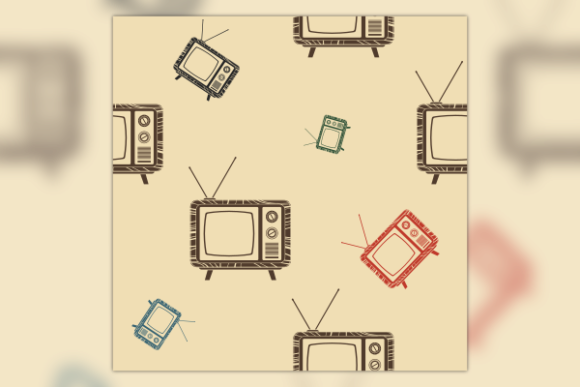 Old Classic Television Seamless Pattern Review