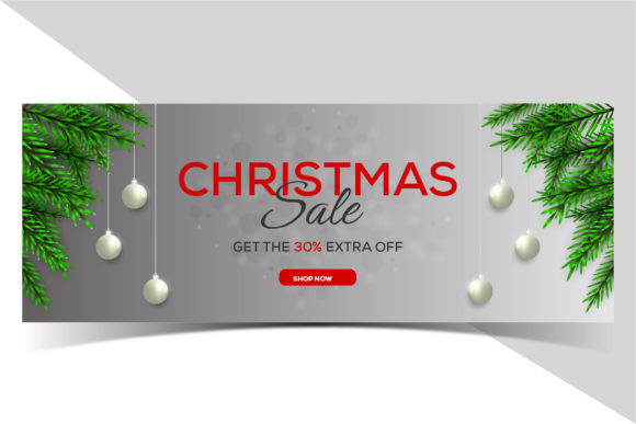 Realistic Christmas Banner Background Graphics Review