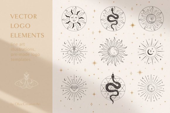 Sacred Sun Logo Design Illustrations: Graphics & Logos Review