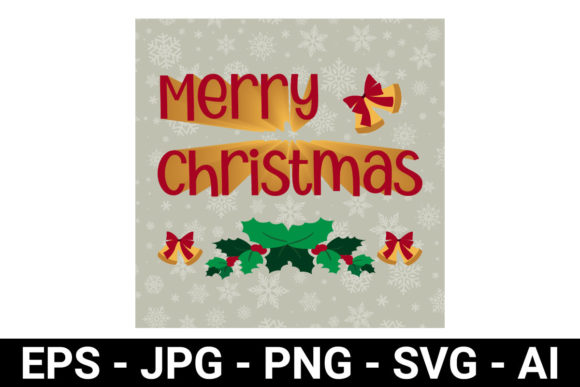 Simple Merry Christmas Greetings Graphics for Seasonal Blog Design