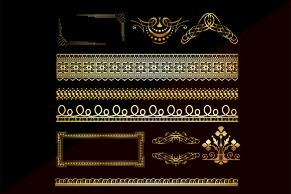 Vintage Ornaments Decorations Design Graphics & Print Templates